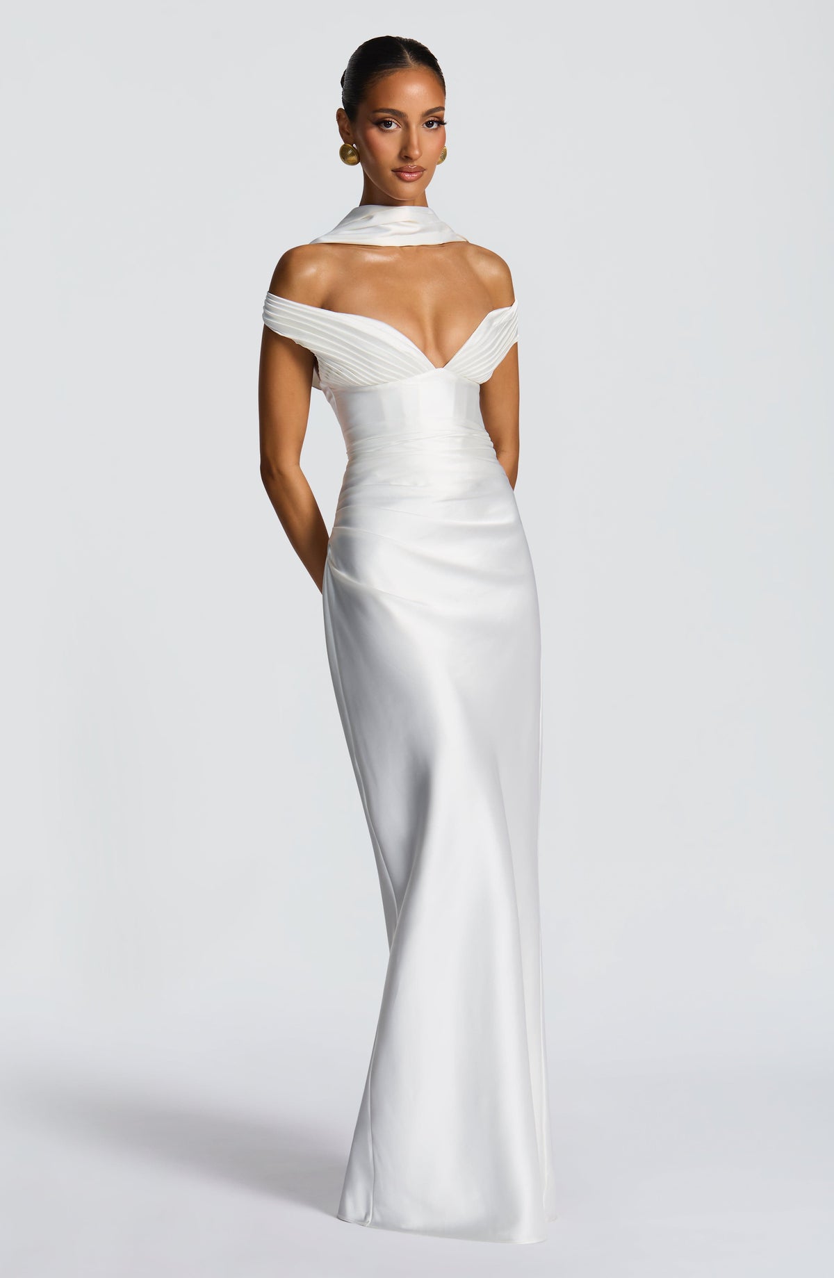Aurelie Maxi Dress in Ivory