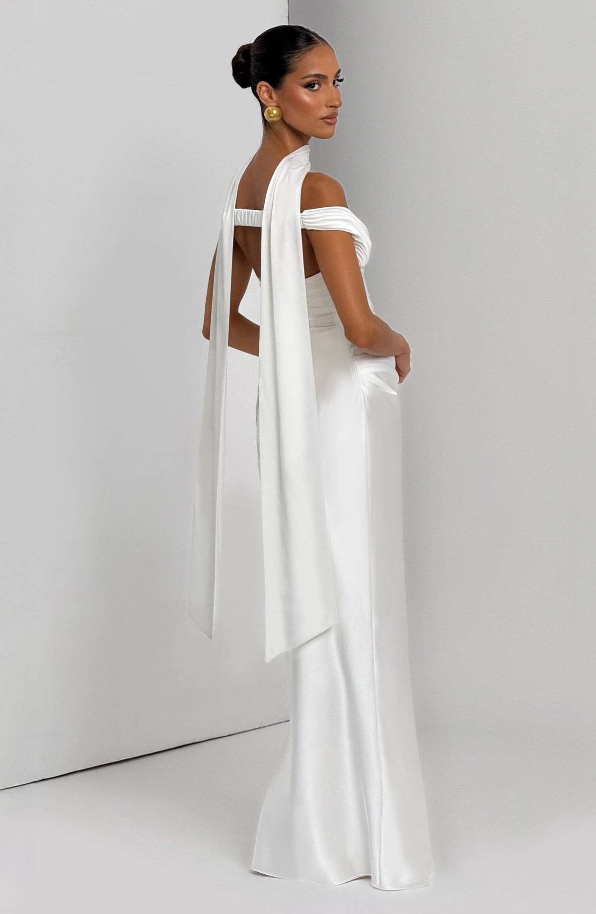 Aurelie Maxi Dress in Ivory