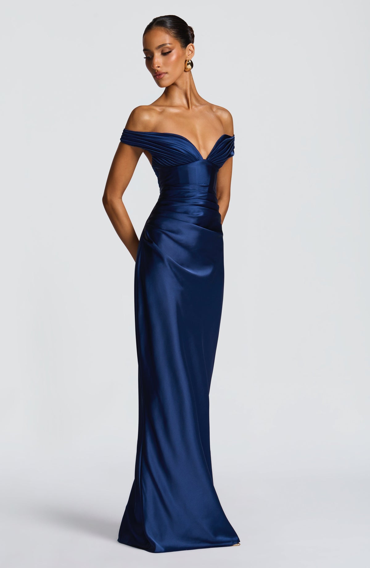 Aurelie Maxi Dress in Navy