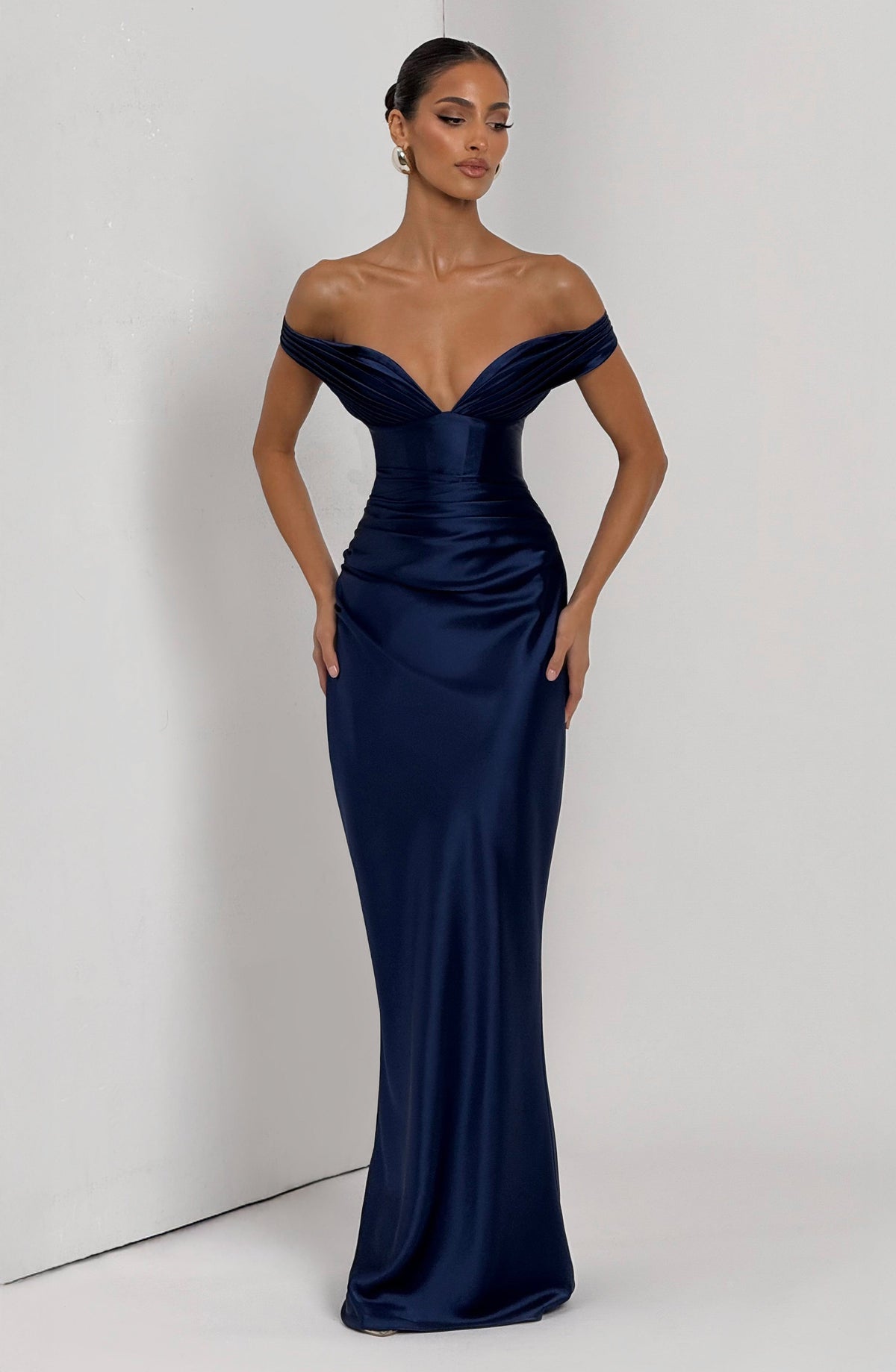 Aurelie Maxi Dress in Navy