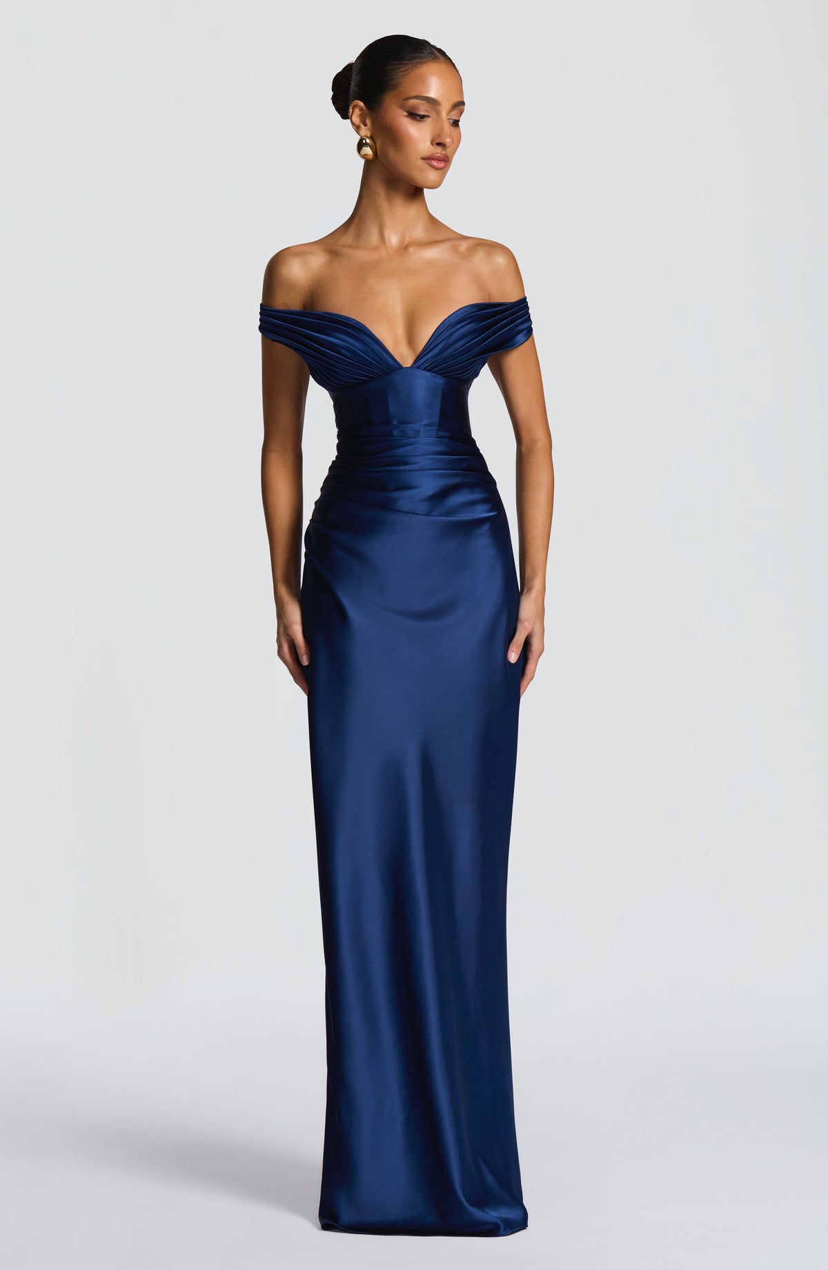 Aurelie Maxi Dress in Navy