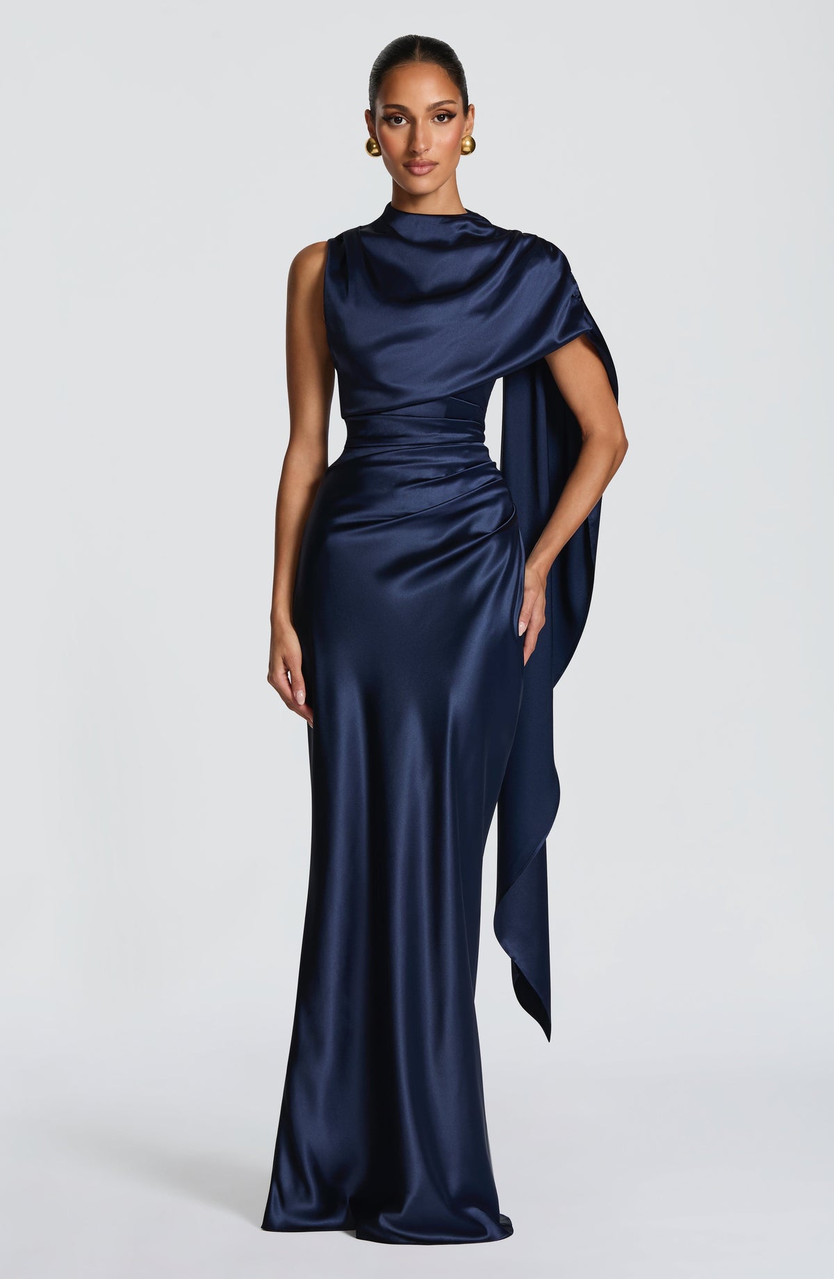 Avienne Maxi Dress in Navy