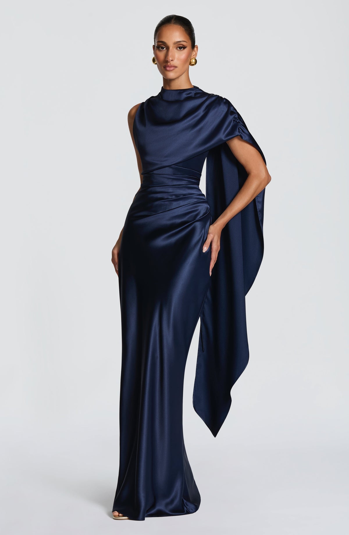 Avienne Maxi Dress in Navy