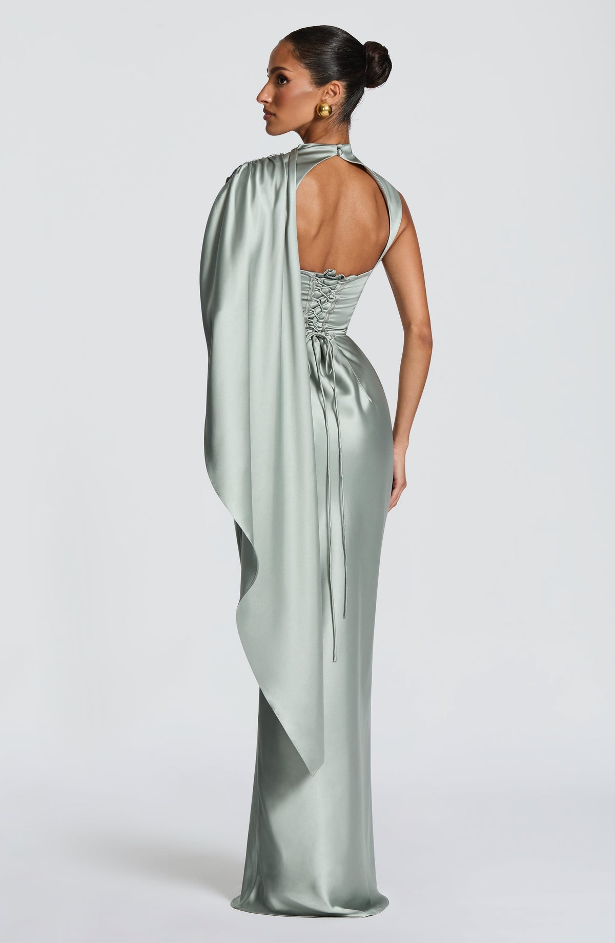 Avienne Maxi Dress in Sage