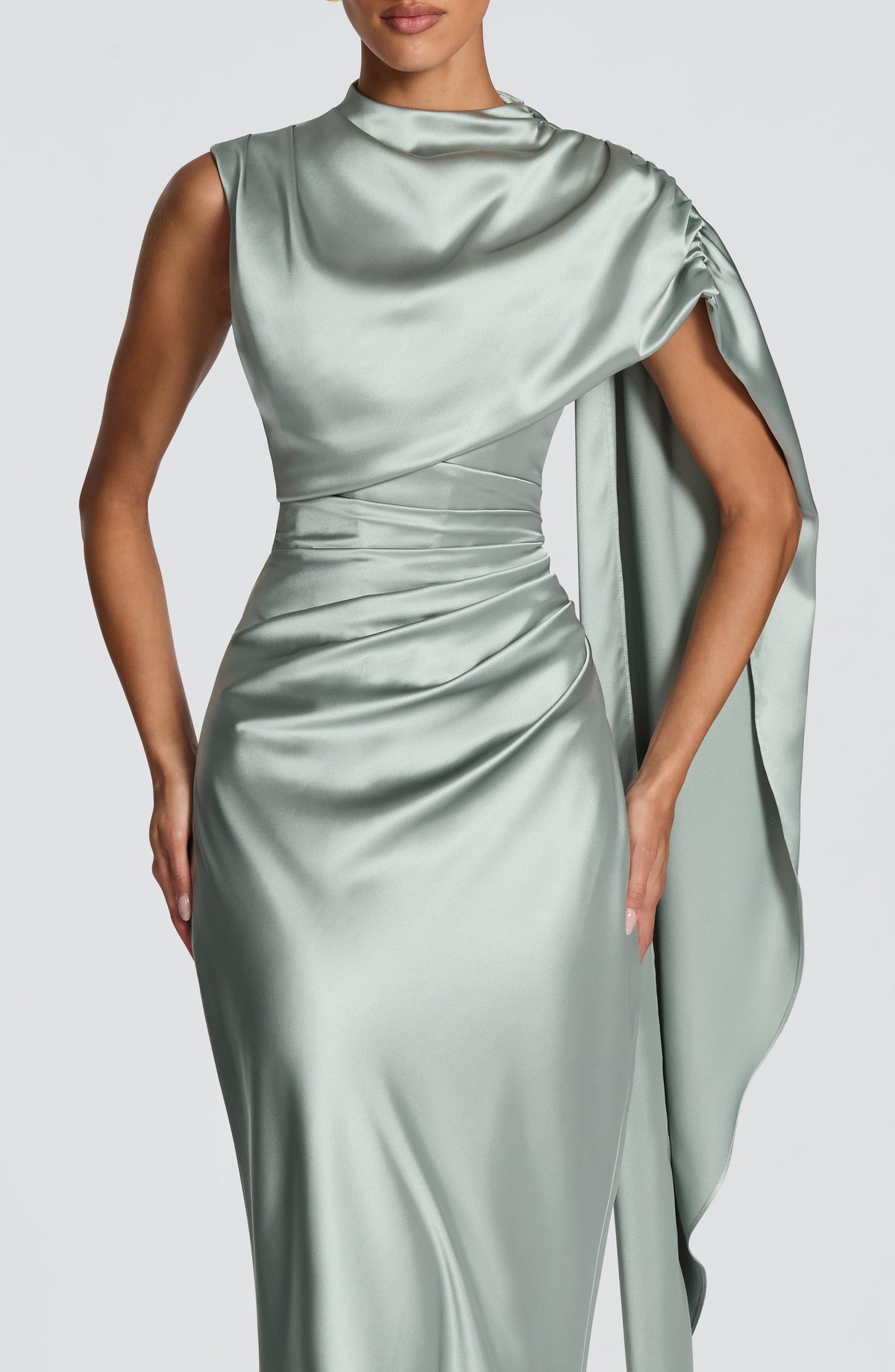 Avienne Maxi Dress in Sage