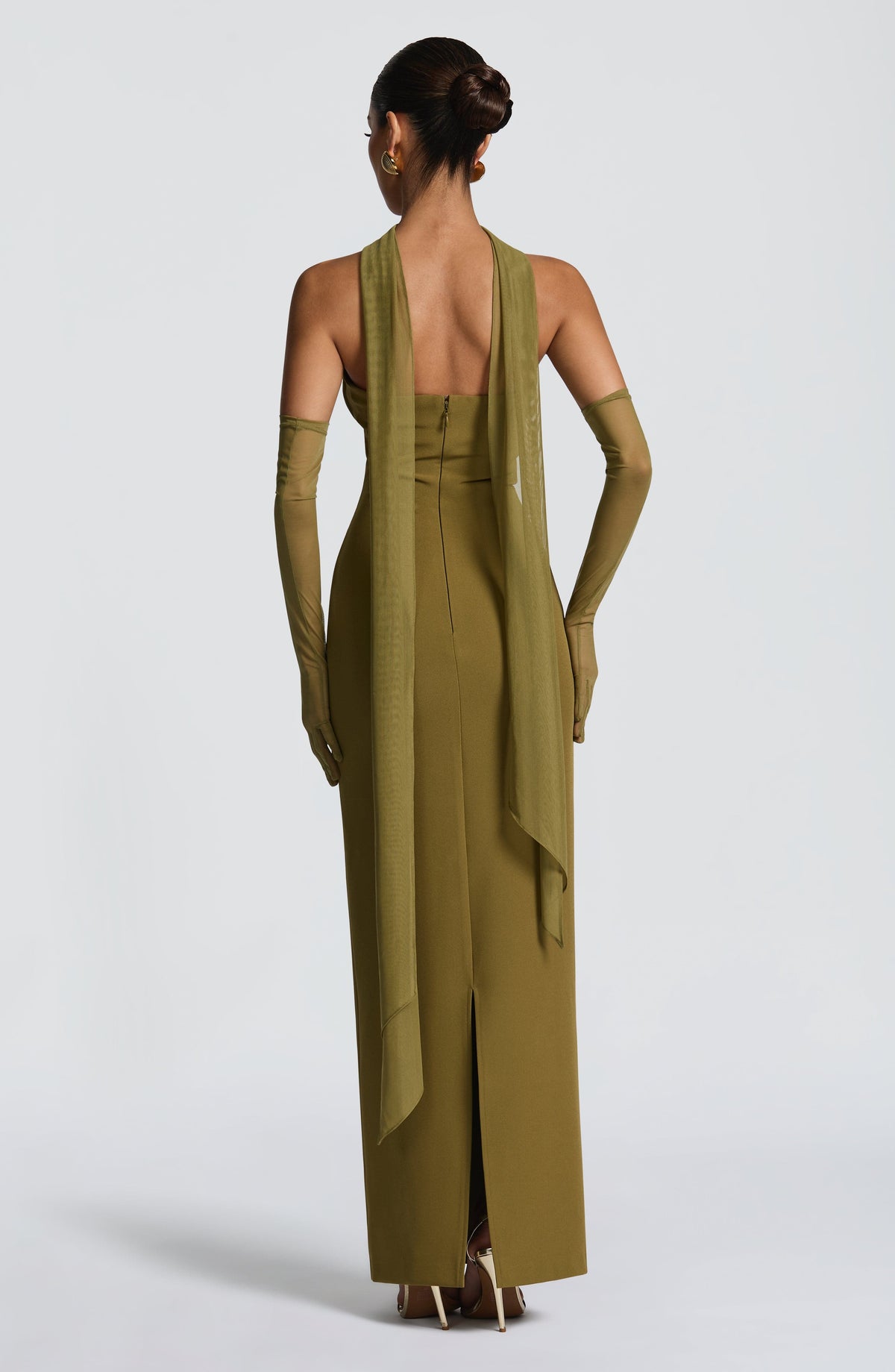 Aylah Scarf in Deep Olive