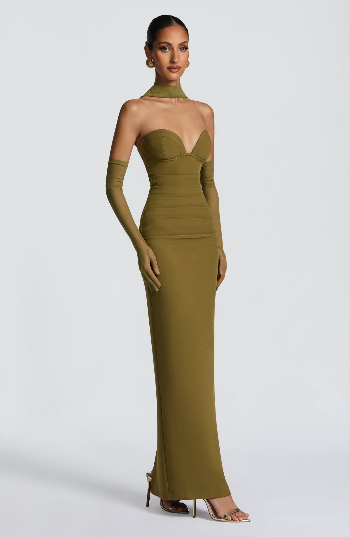 Aylah Scarf in Deep Olive