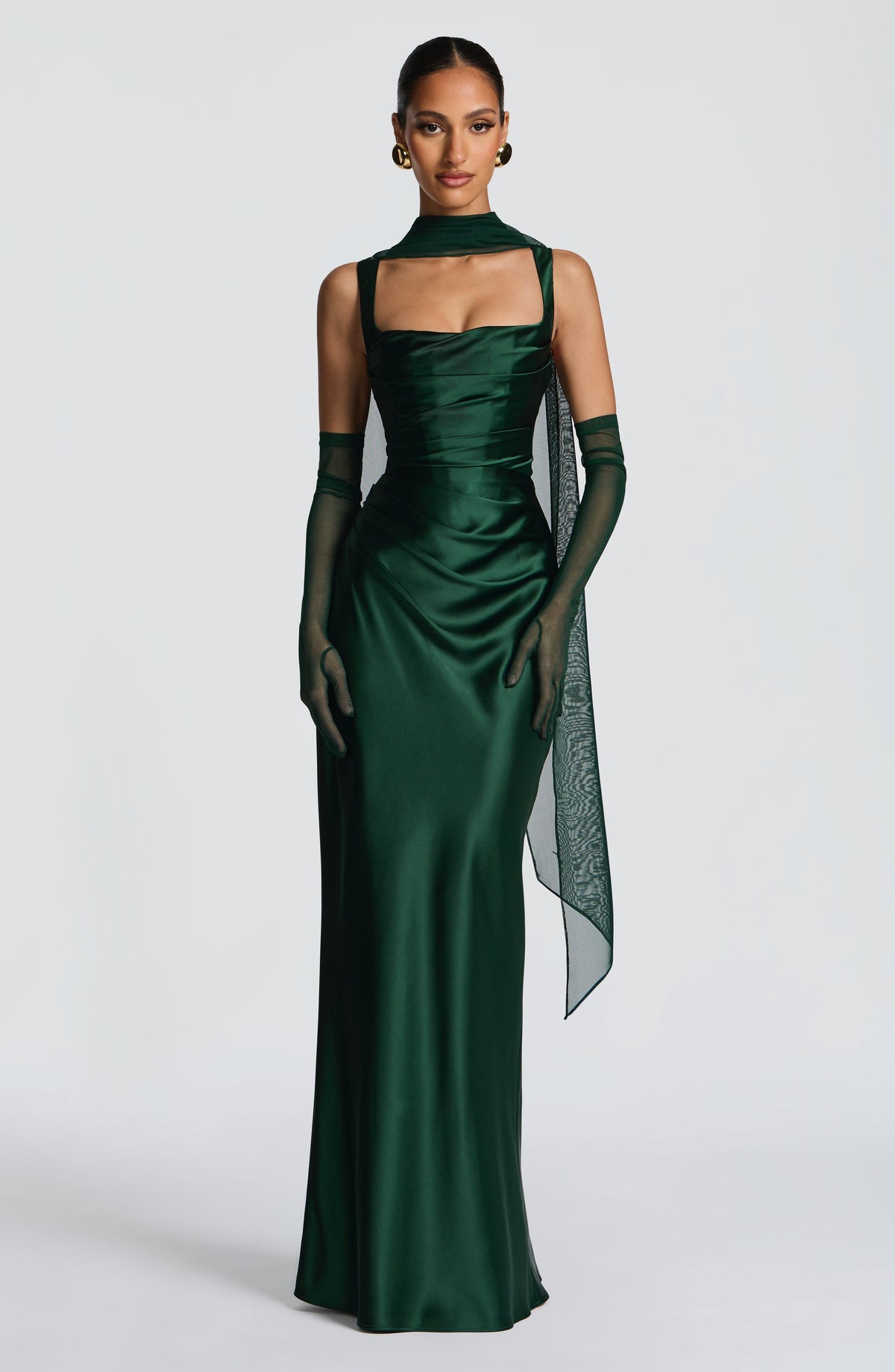 Aylah Scarf in Emerald