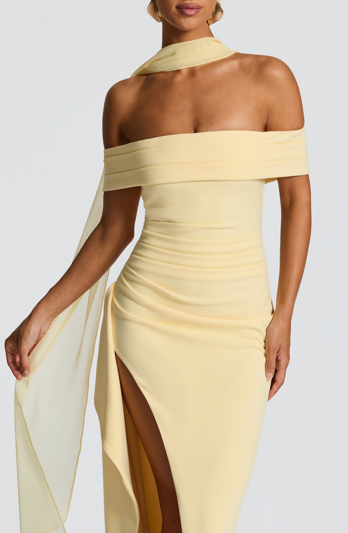 Aylah Scarf in Lemon