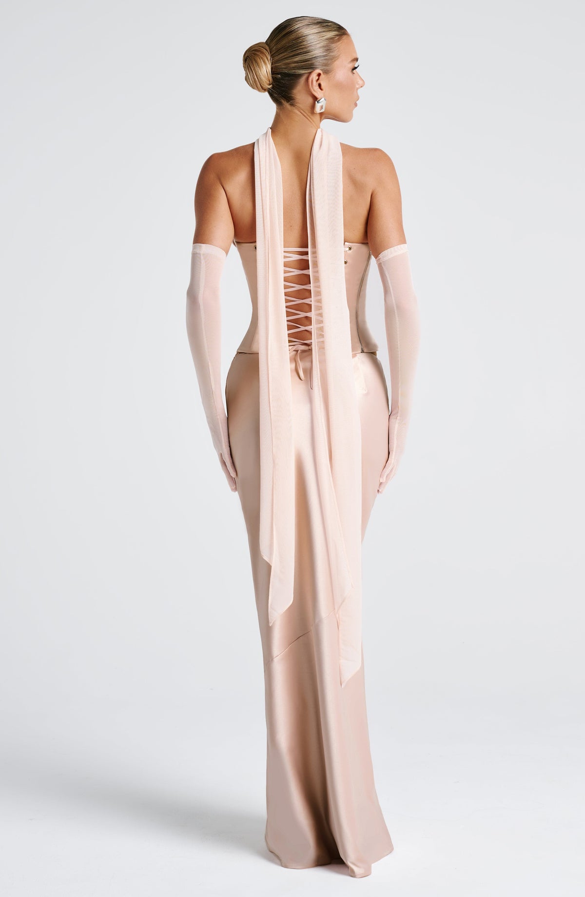 Aylah Scarf in Soft Peach