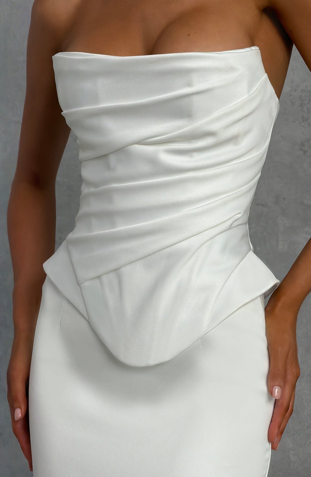 Azolla Corset in Ivory