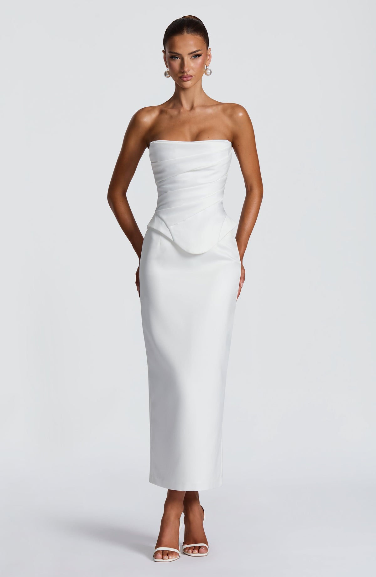 Azolla Corset in Ivory