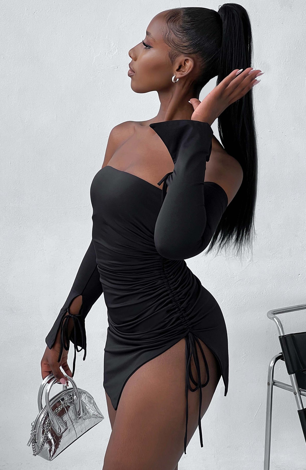 Becca Mini Dress in Black