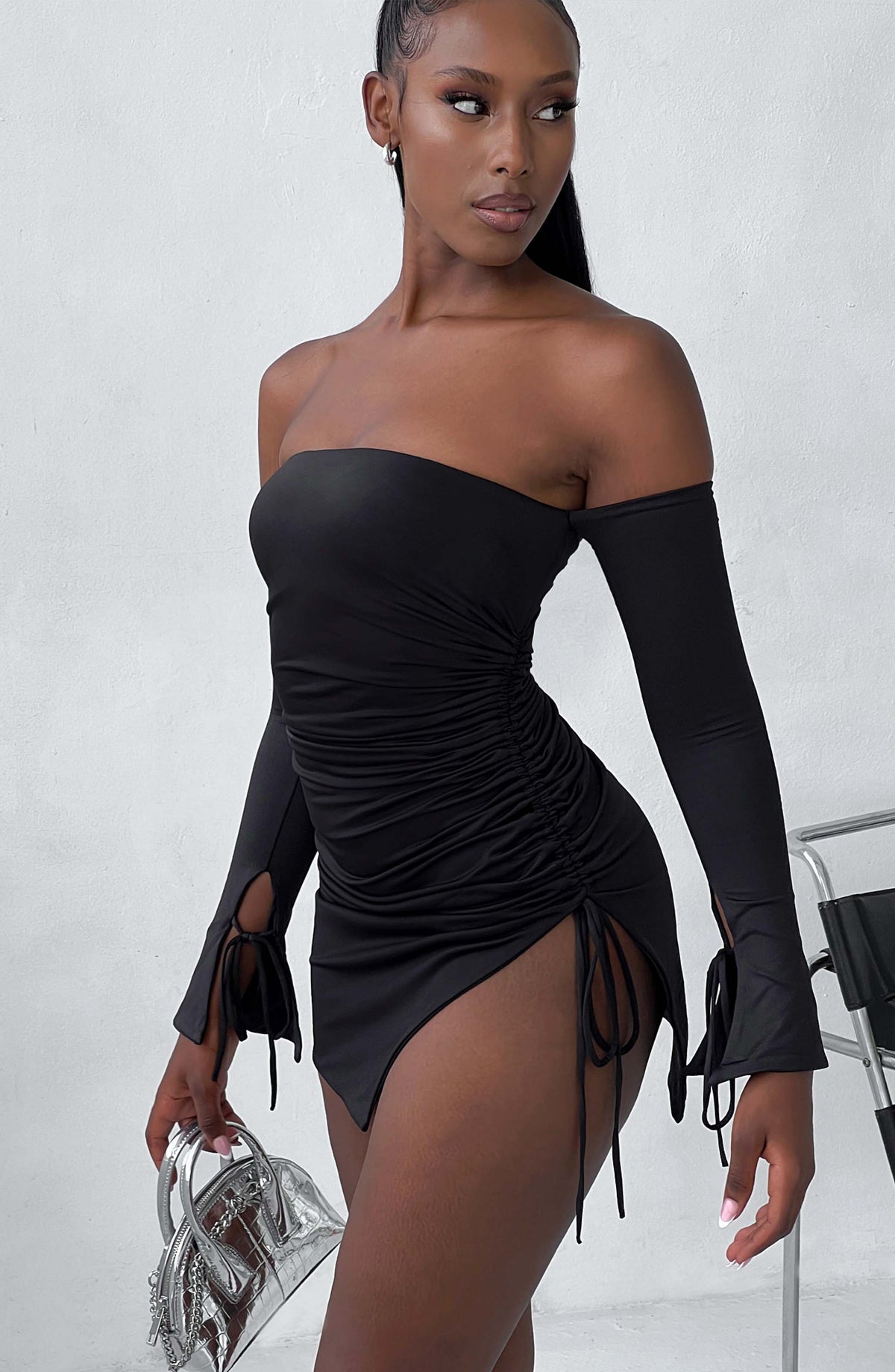 Becca Mini Dress in Black