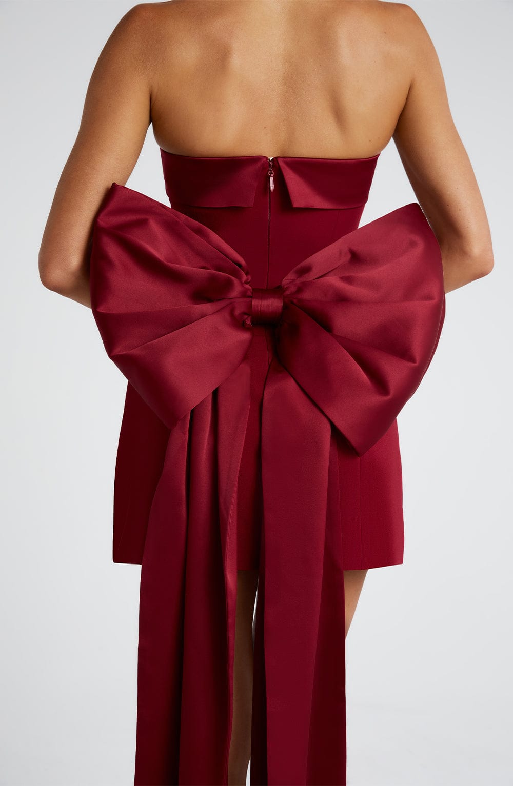 Bellamie Mini Dress in Wine