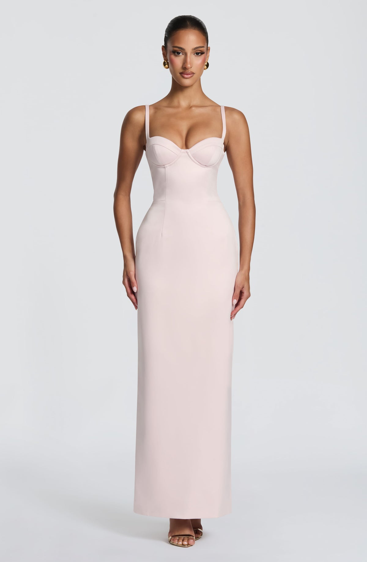 Benedetta Maxi Dress in Blush