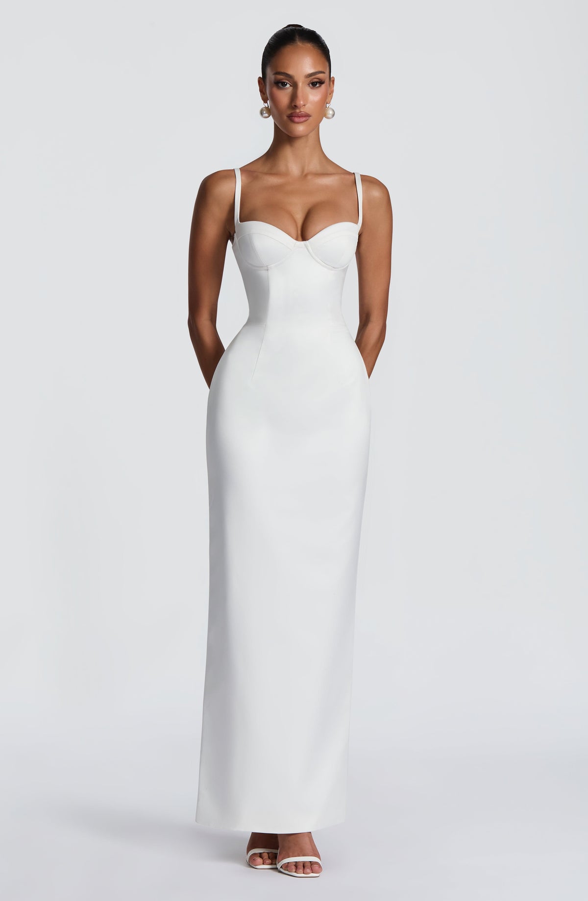 Benedetta Maxi Dress in Ivory