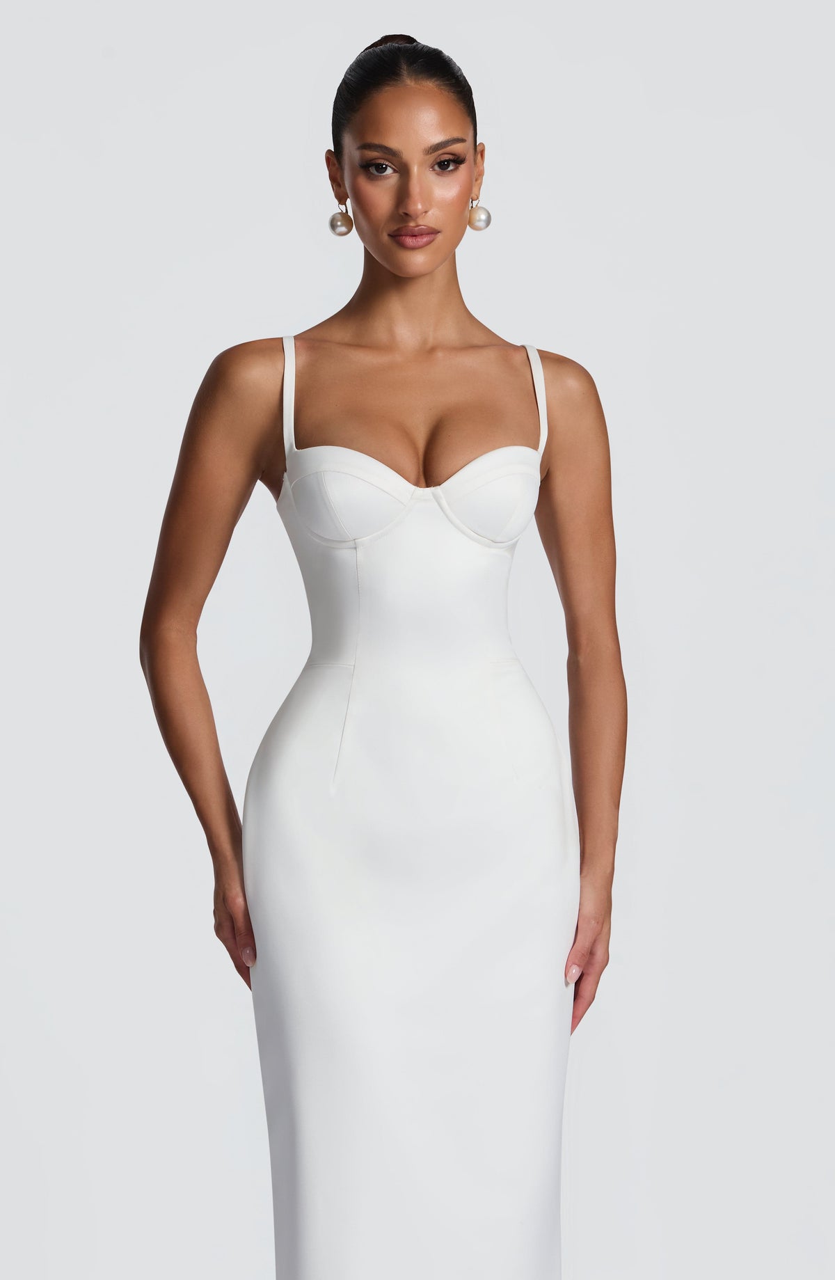 Benedetta Maxi Dress in Ivory