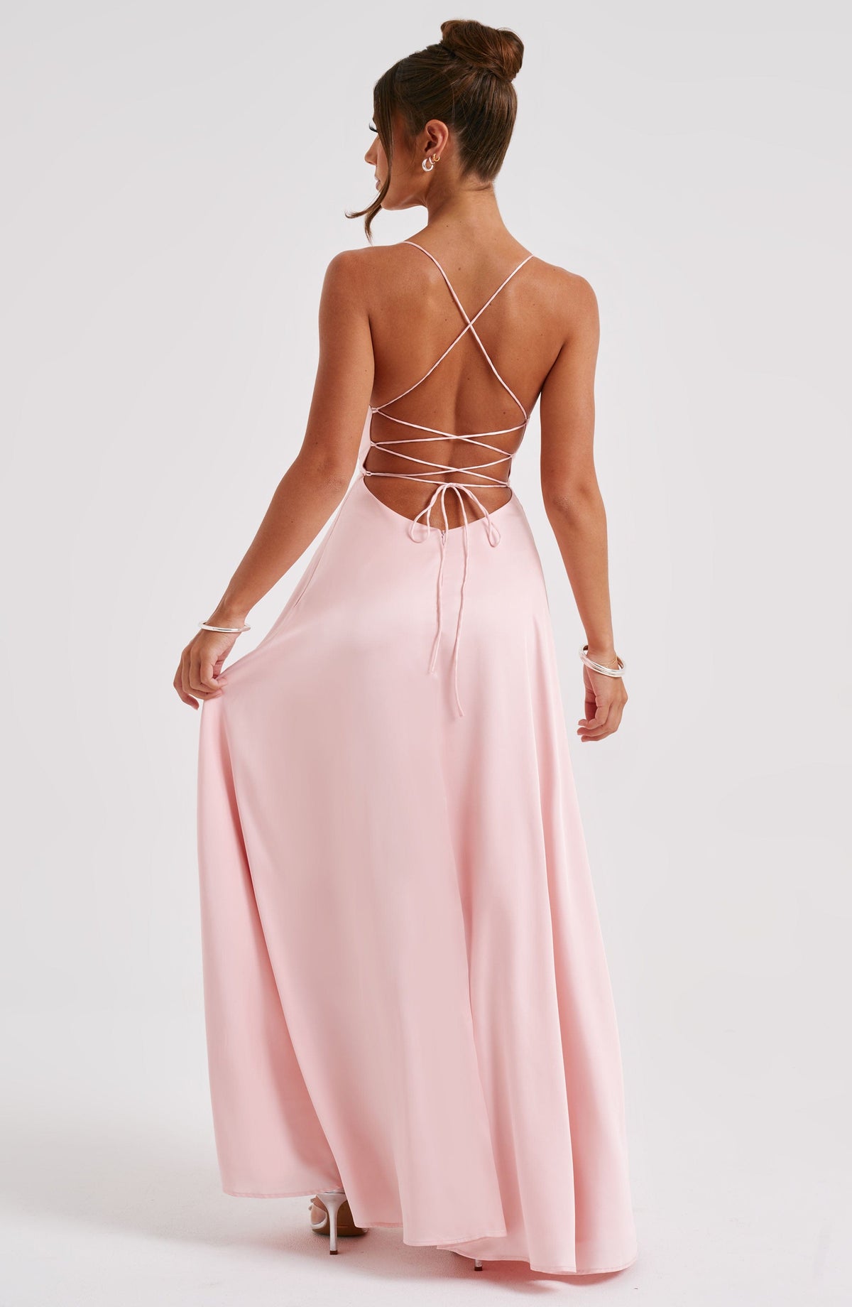 Bethania Maxi Dress in Blush