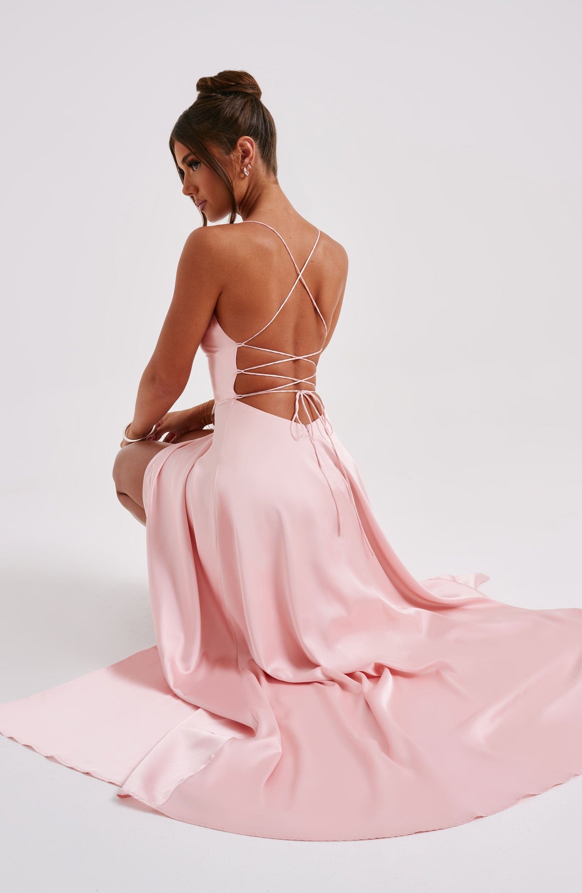 Bethania Maxi Dress in Blush