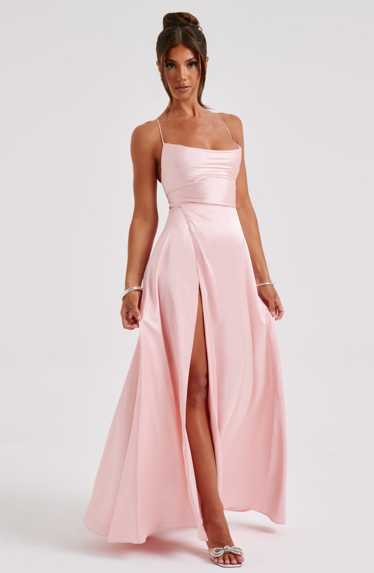 Bethania Maxi Dress in Blush