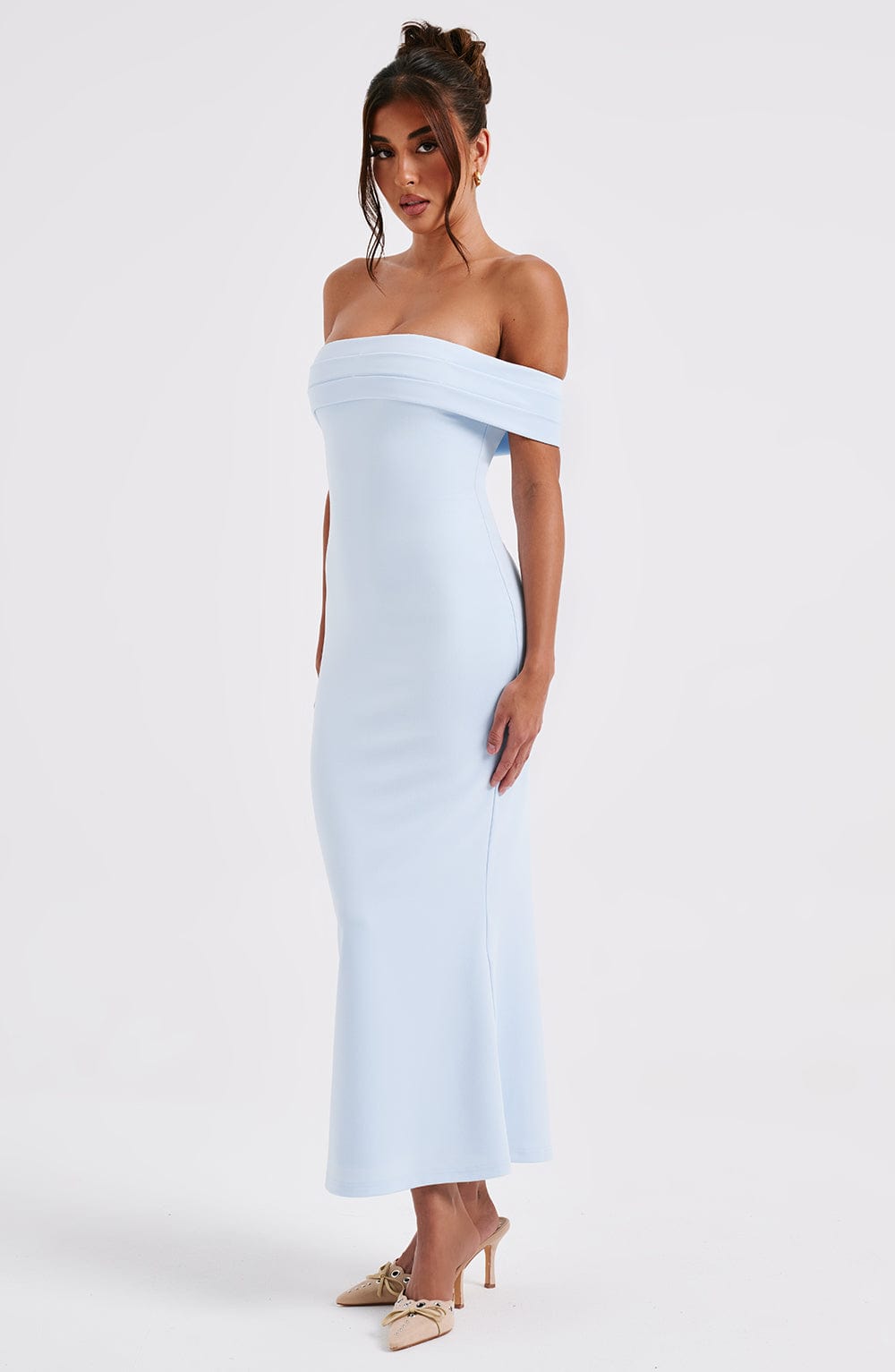 Bexley Midi Dress in Blue
