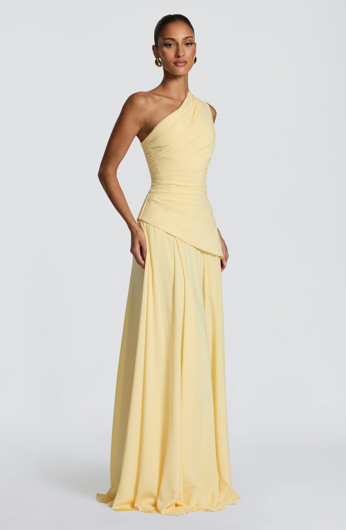 Bianka Maxi Dress in Lemon