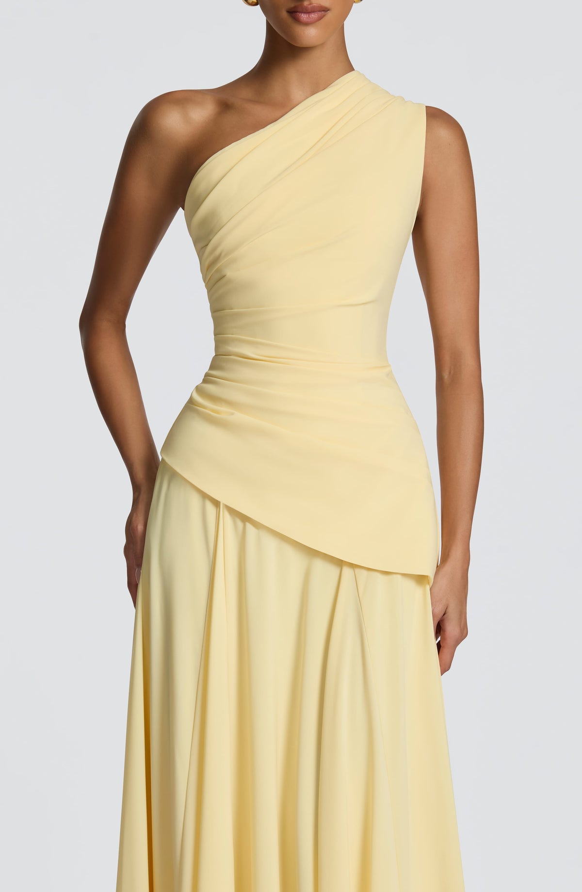 Bianka Maxi Dress in Lemon