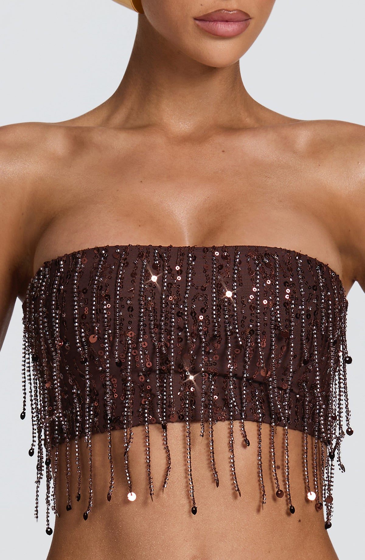 Blayne Top in Plum Brown