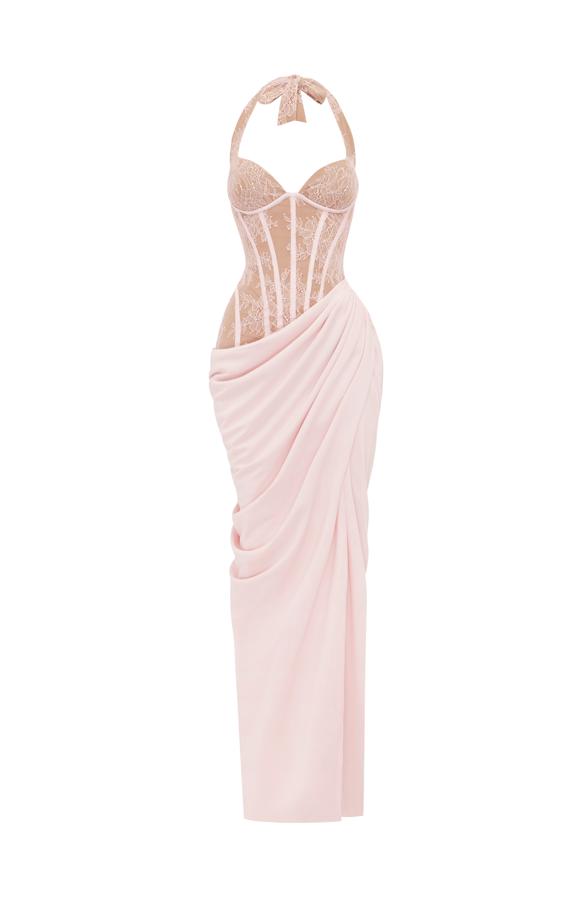 Bonetta Maxi Dress in Blush