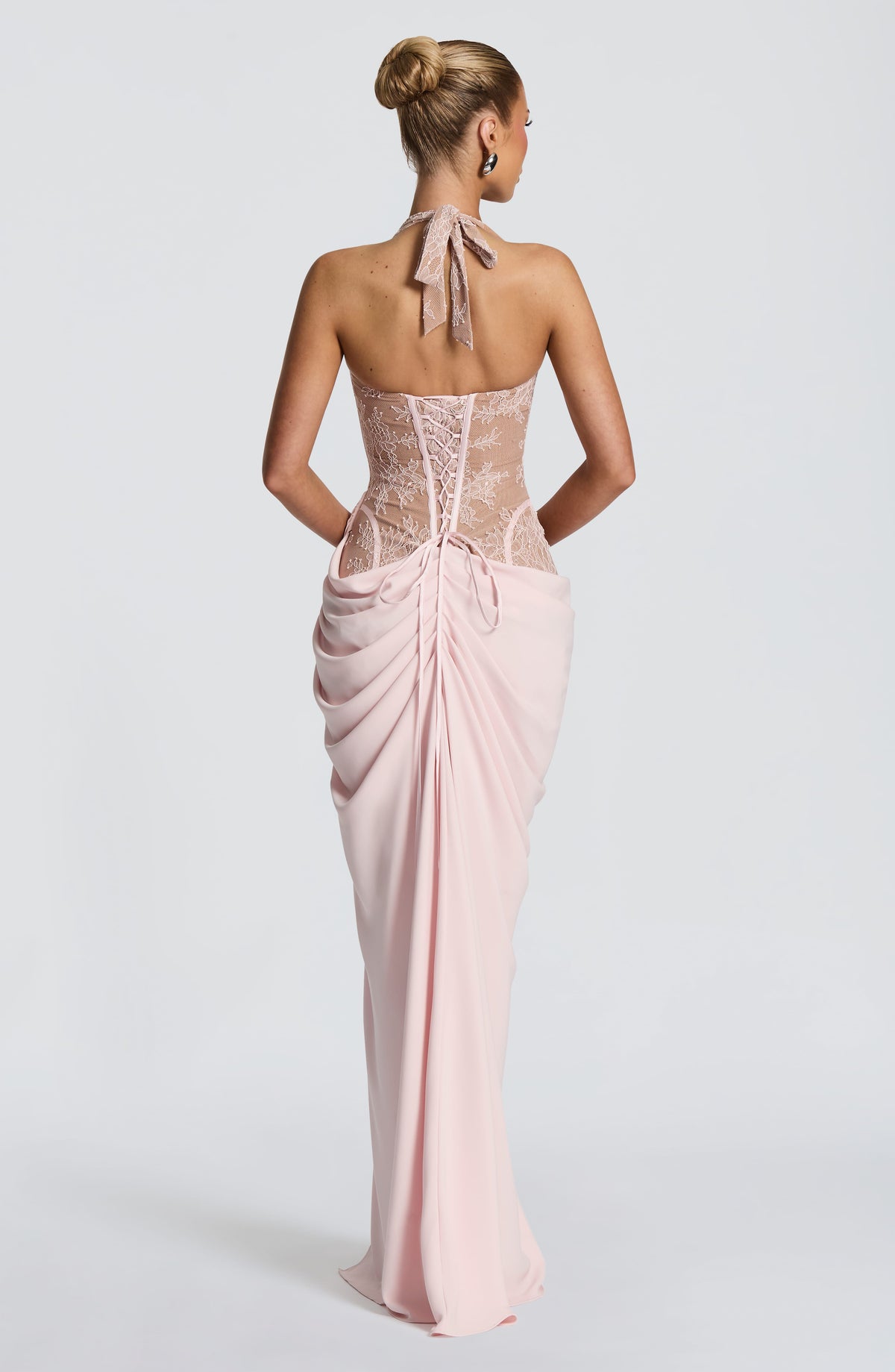 Bonetta Maxi Dress in Blush