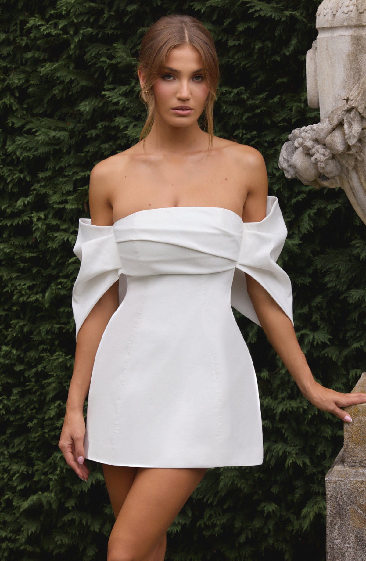 Brielle Mini Dress in Ivory