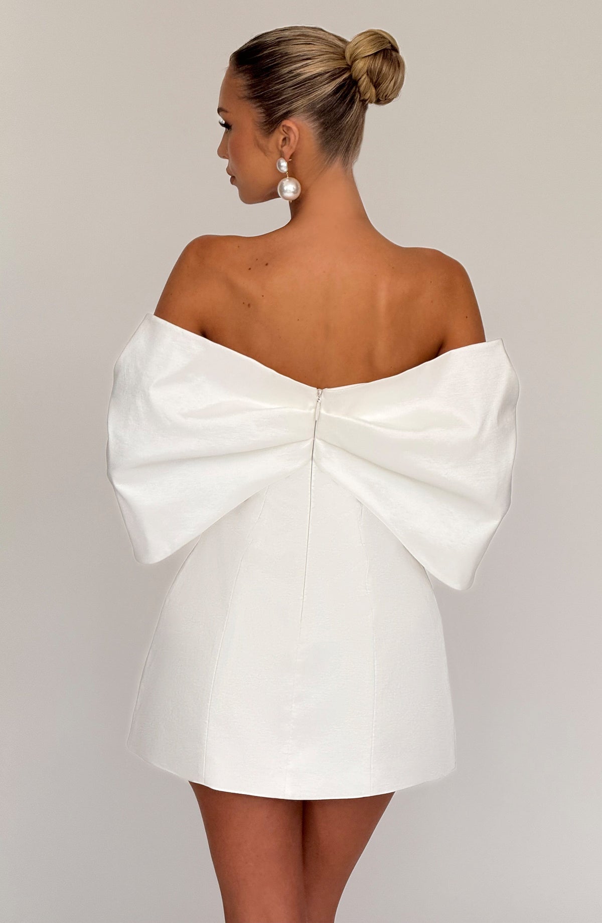 Brielle Mini Dress in Ivory