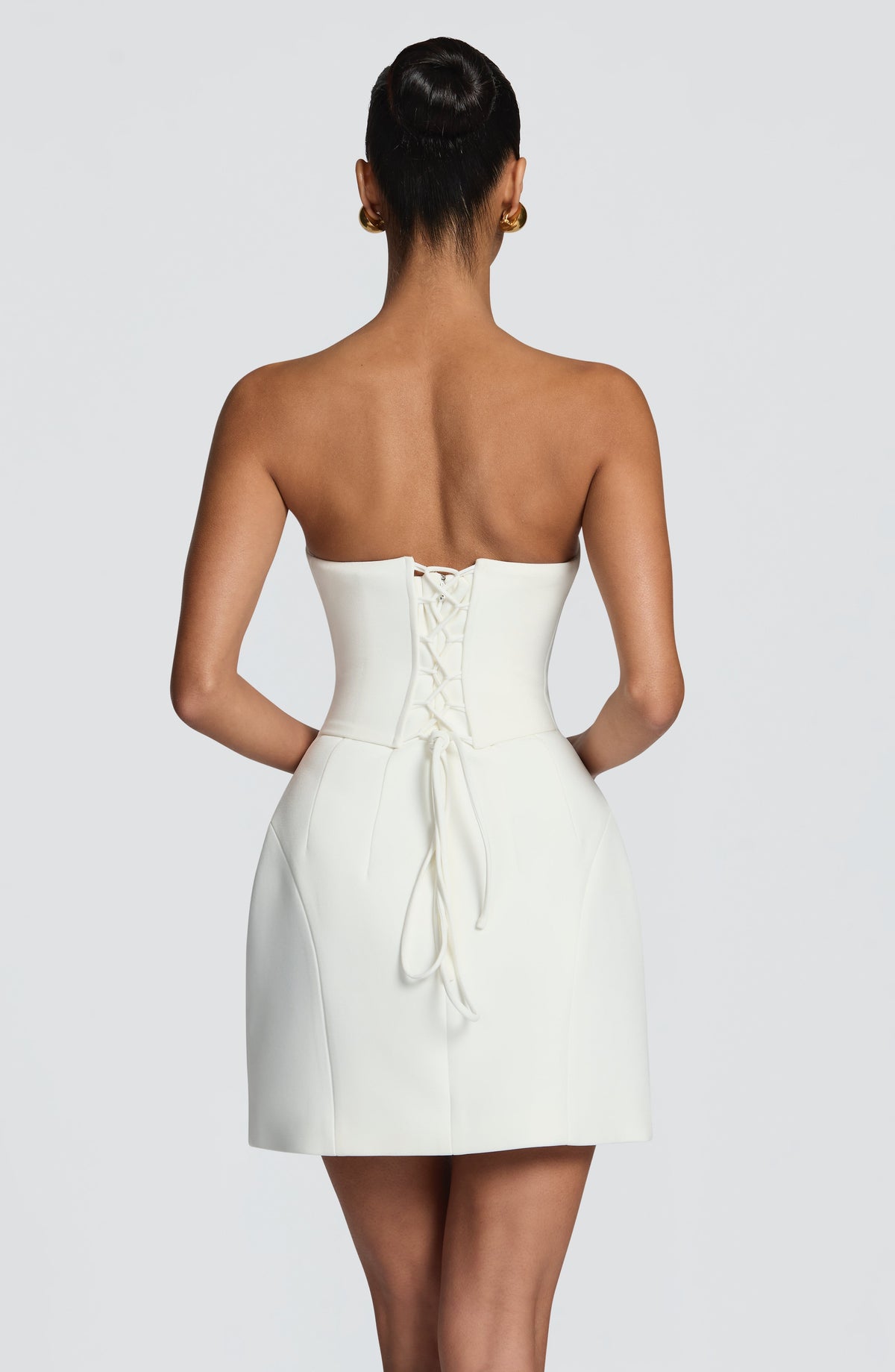 Cadenza Mini Dress in Ivory