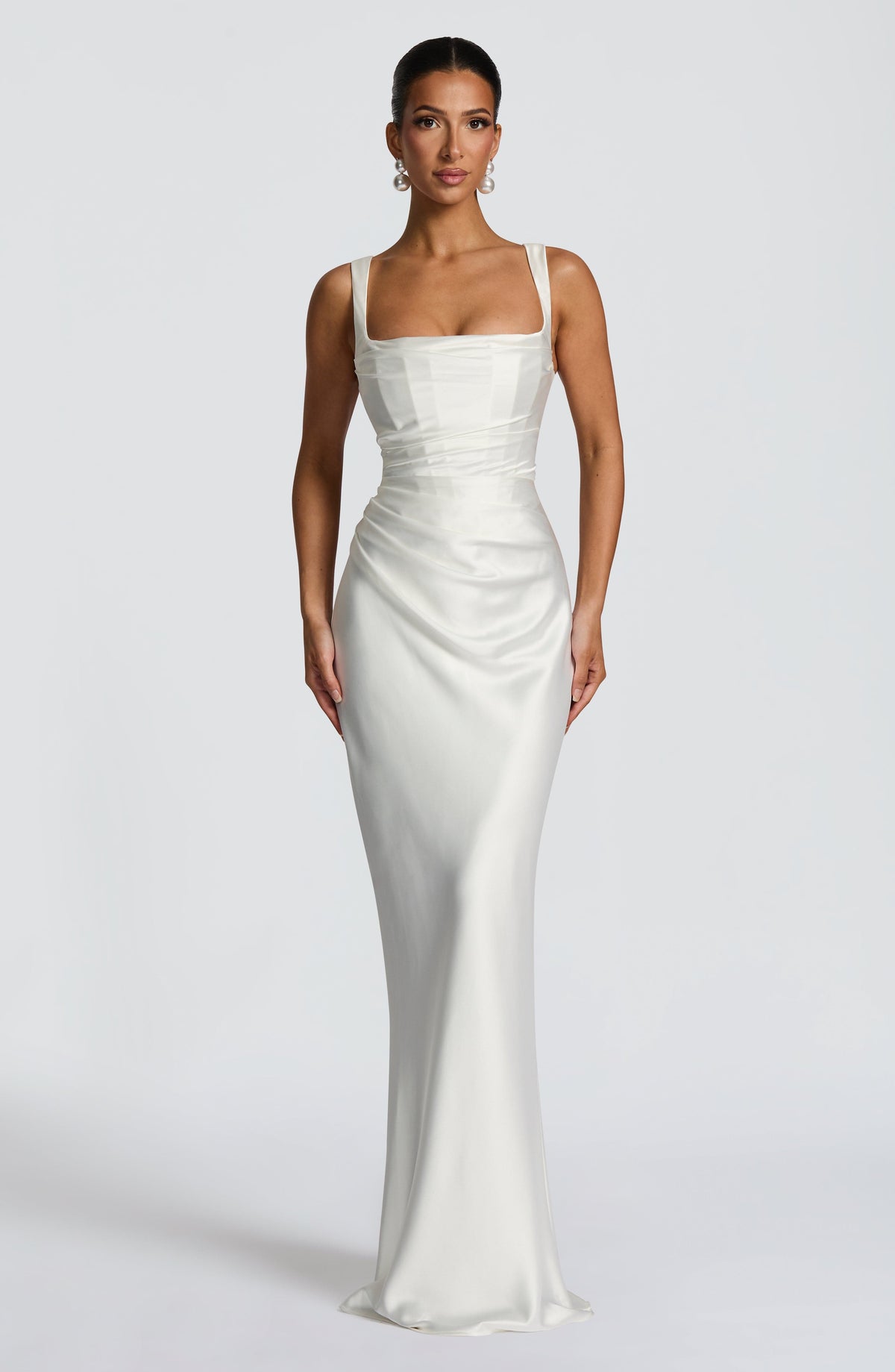 Calandra Maxi Dress in Ivory
