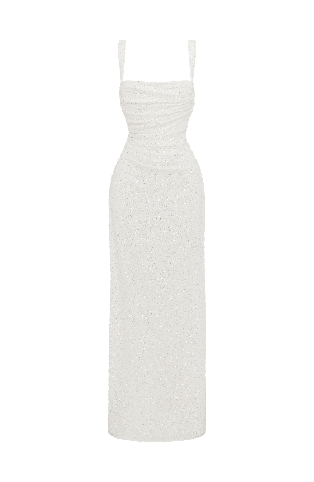 Calandra Maxi Dress in Ivory Sparkle