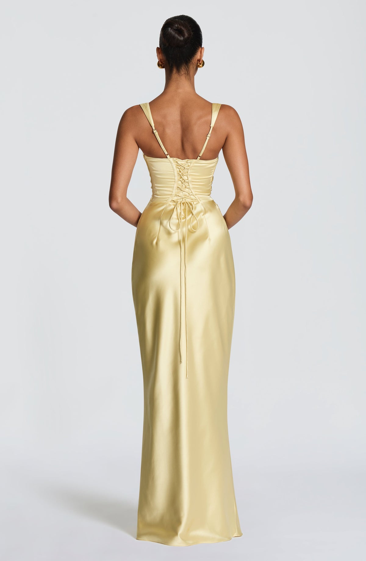 Calandra Maxi Dress in Lemon