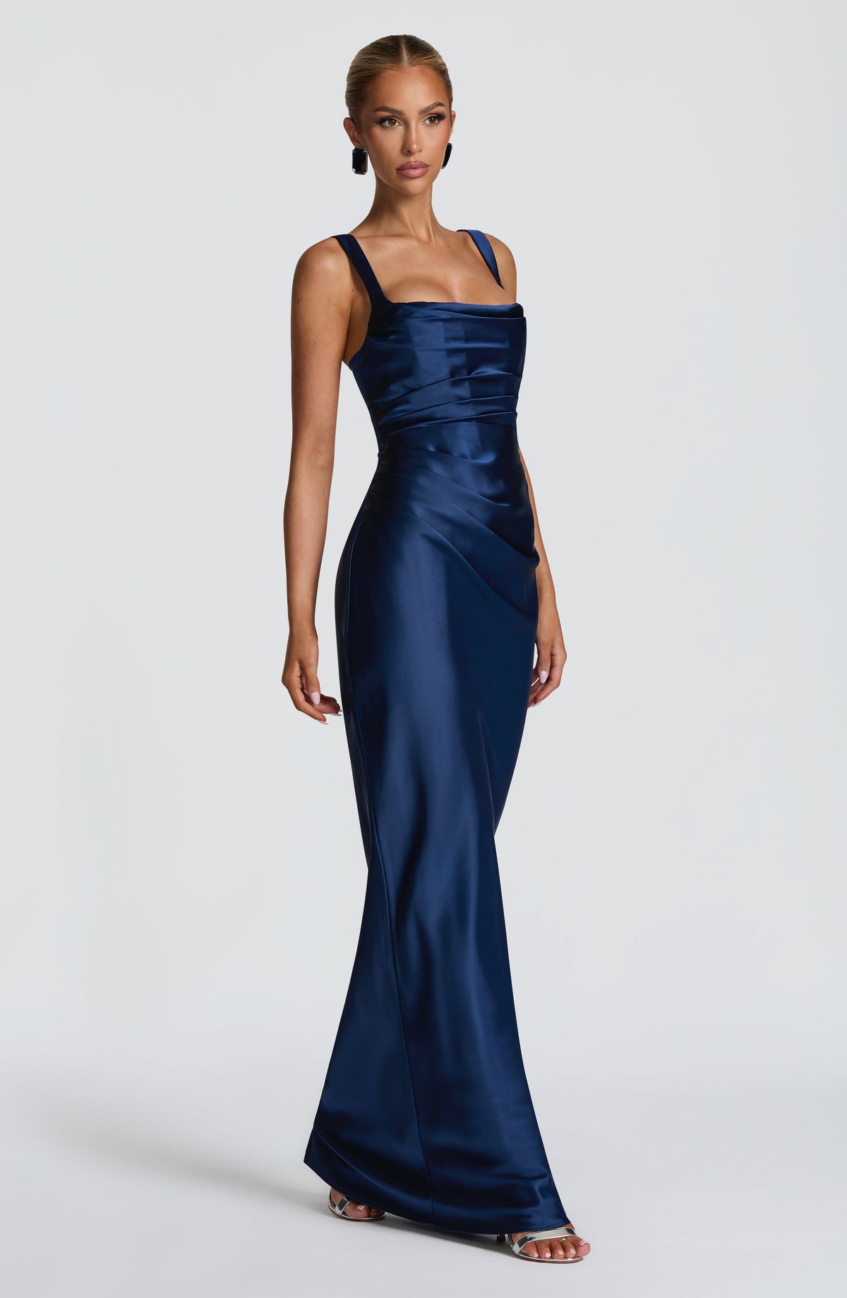 Calandra Maxi Dress in Navy