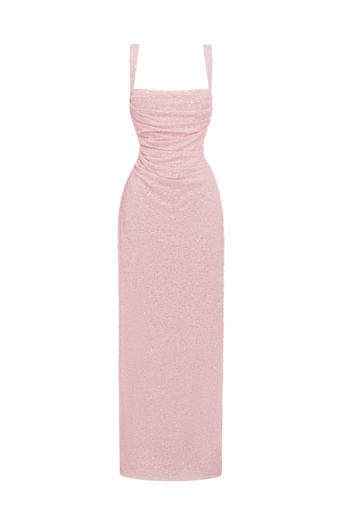 Calandra Maxi Dress in Blush Sparkle