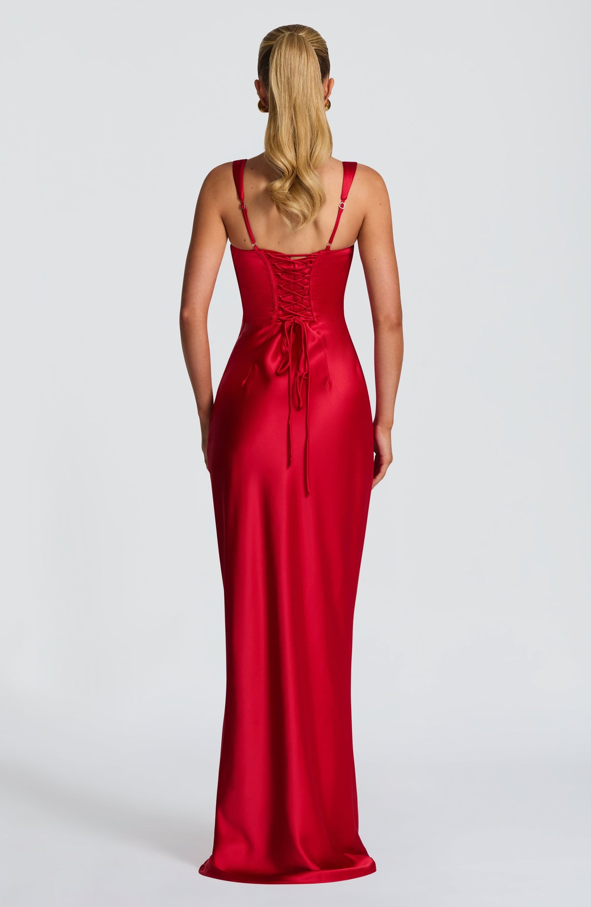 Calandra Maxi Dress in Red