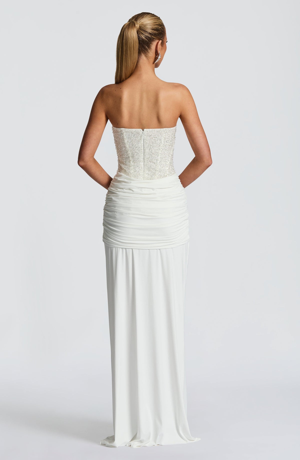 Carina Maxi Dress in Ivory