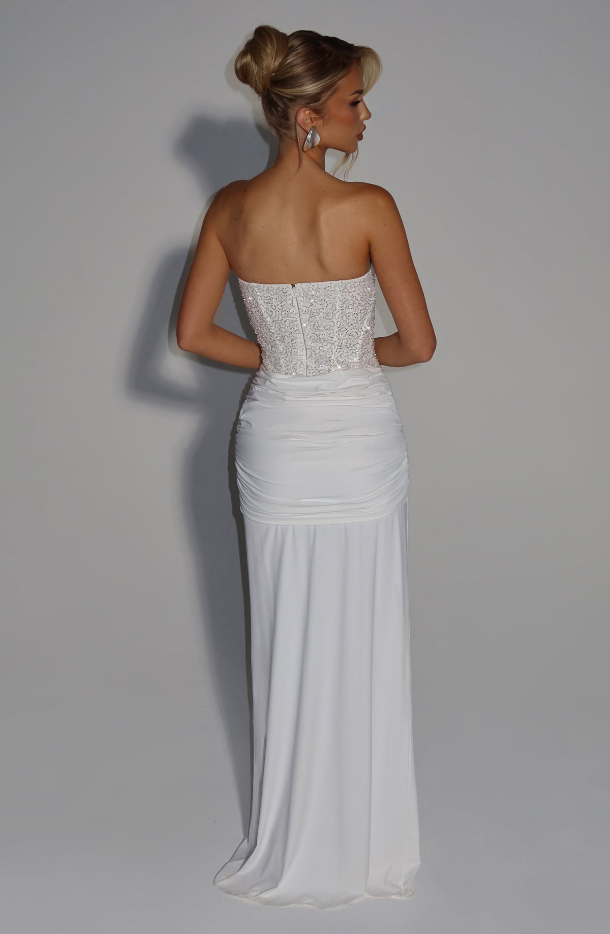 Carina Maxi Dress in Ivory