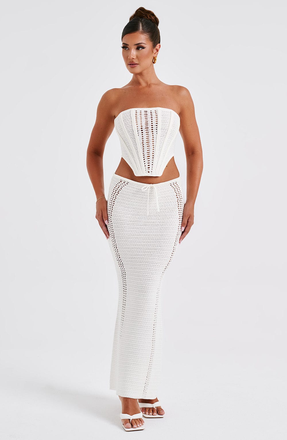 Carly Corset in White