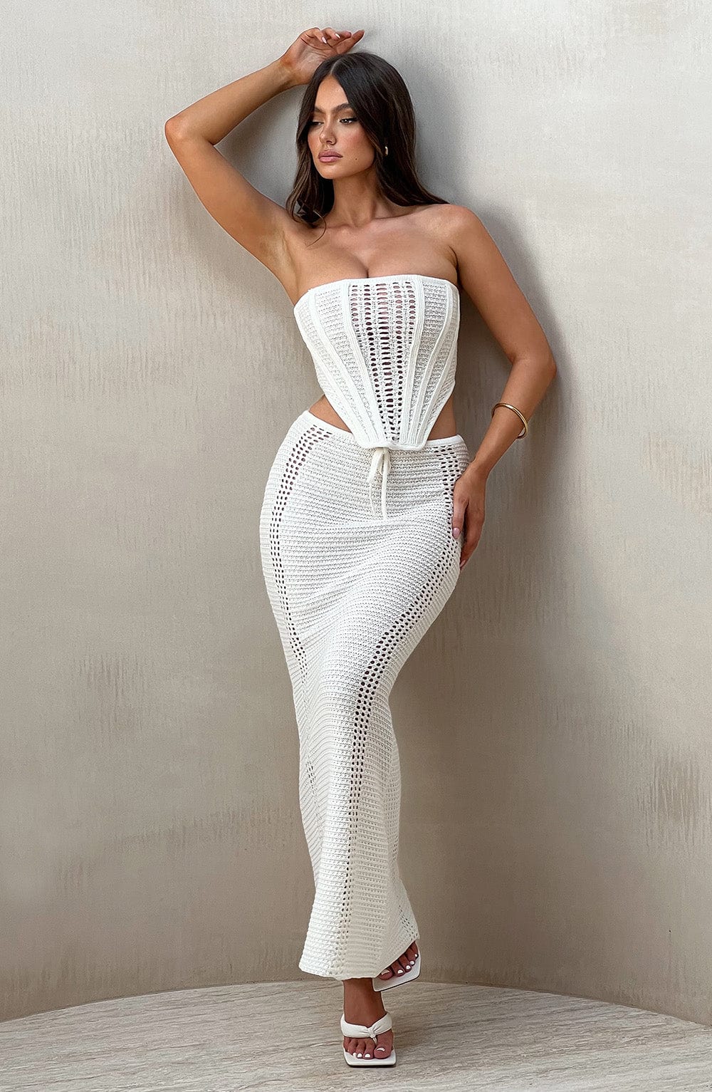 Carly Corset in White