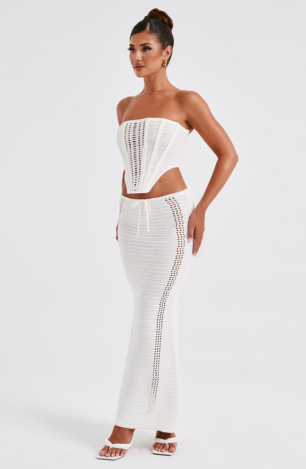 Carly Corset in White