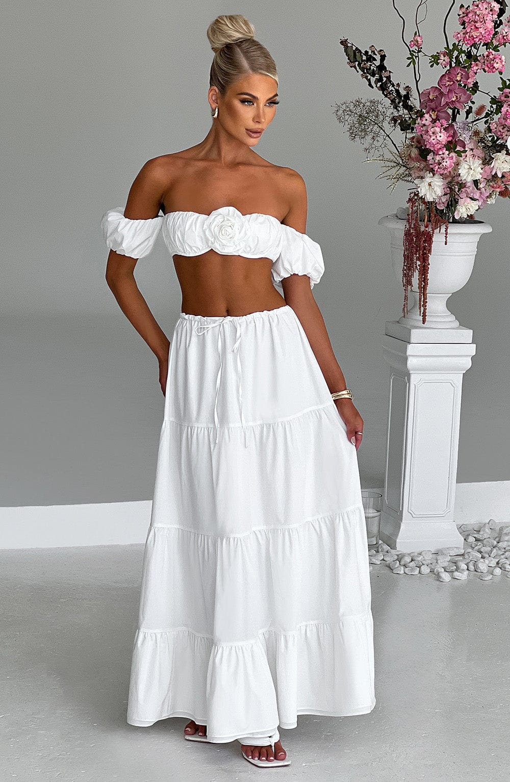 Carmen Top in Ivory