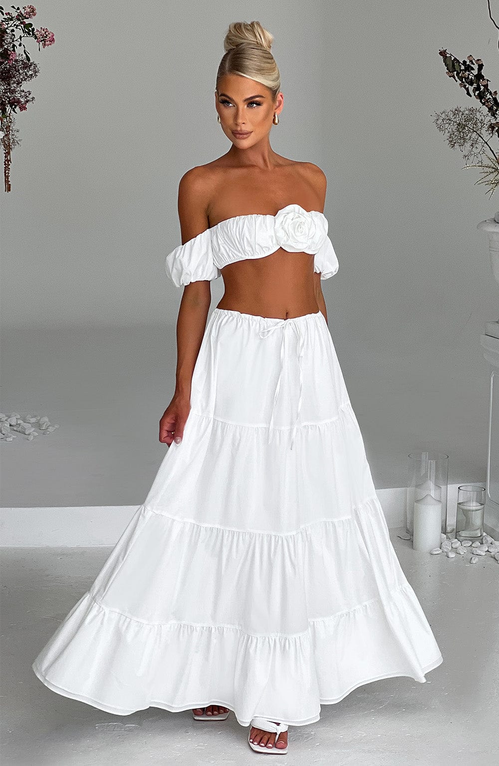 Carmen Top in Ivory