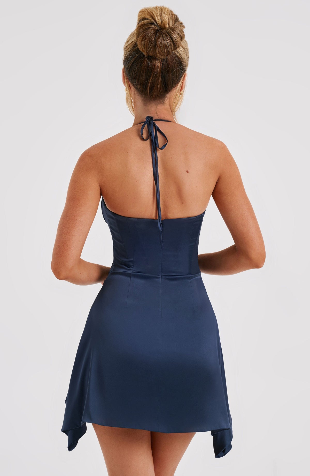 Cartessa Mini Dress in Navy