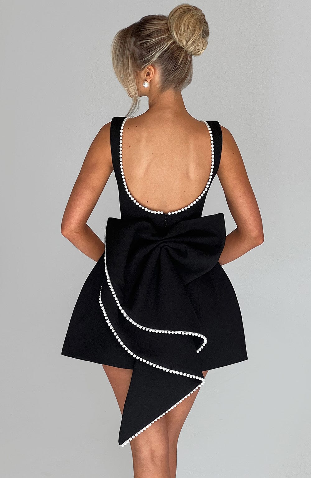 Carys Mini Dress in Black