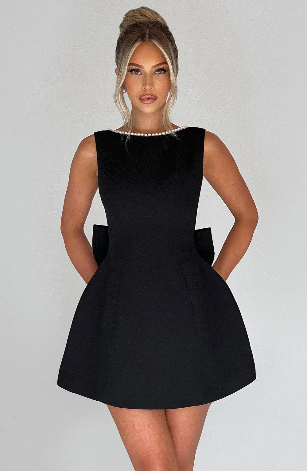 Carys Mini Dress in Black